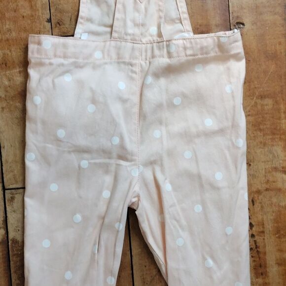 Tahari overalls outfit 3T pink new polka dot overalls pink shirt headband spring - Picture 15 of 15